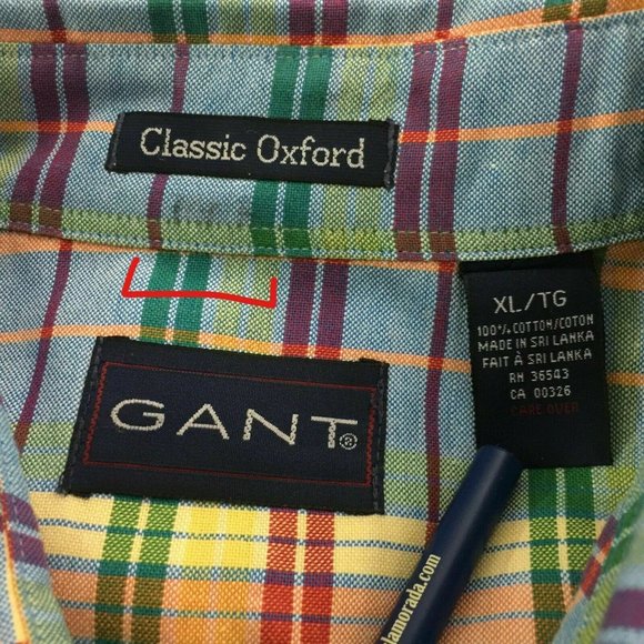 Gant Shirts Gant Mens Xl Classic Oxford Button Down Cotton Poshmark
